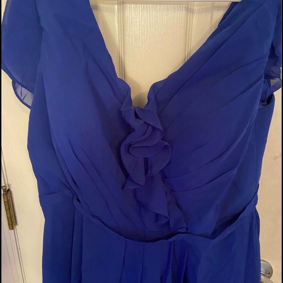 Beautiful royal blue a line size 18 brand new evening gown - Picture 3 of 5